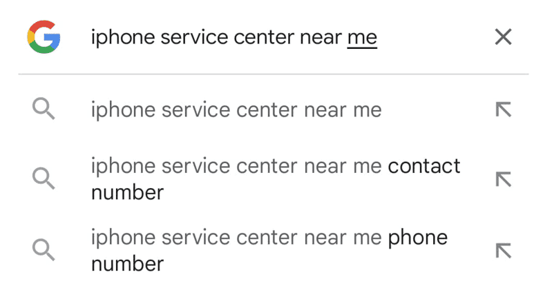 iPhone service center near me